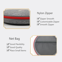 Étui personnalisé gris en EVA, capacité 96 disques, étui rigide portable en plastique, étanche, durable, élégant, pour DVD, classeur de voyage NS