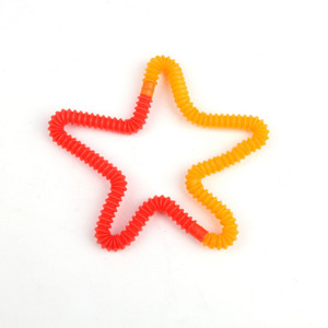 Jouet anti-stress super cool en PVC/plastique, tubes lumineux pliables de petite taille L12CM, tubes pop en silicone mignons, jouet éducatif à presser pour la décompression - Product Image 2