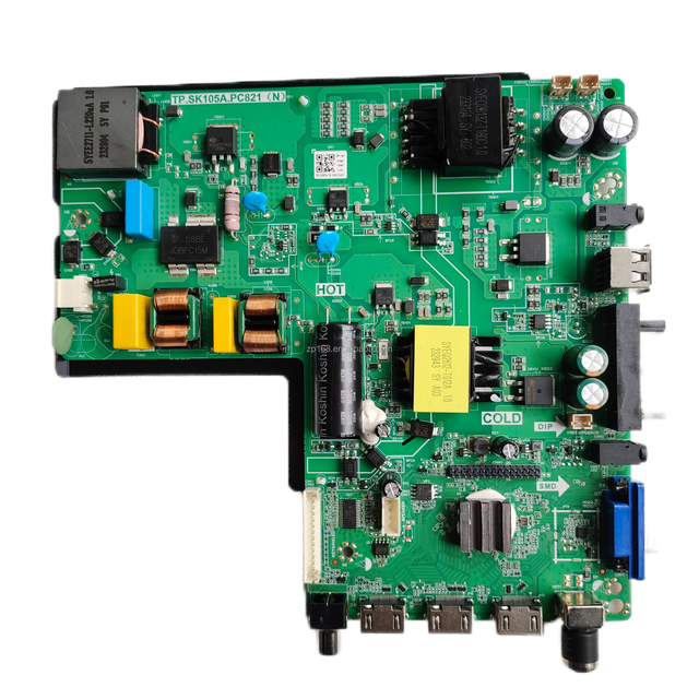TP.SK105A.PC821 Universal LED TV Motherboard with Backlight Power 80W Backlight Voltage Range 50-90V*2 Suitable for 42-55 Inches