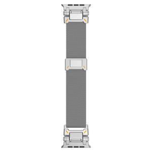 สายนาฬิกาข้อมือสแตนเลสสตีลแบบตาข่าย Milanese สำหรับ Apple Watch S11 10 46 มม. Ultra 49 มม. SE 44 มม. สายรัดแม่เหล็กแบบเปลี่ยนได้ - Product Image 3