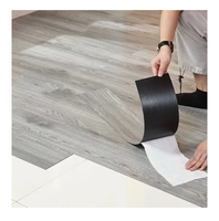 Azulejo de vinilo de lujo marrón oscuro, resistente al agua, autoadhesivo, azulejo con aspecto de madera para interiores, diseño moderno, Material de PVC