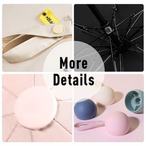 Custom With Logo Mini Promotion Capsule <b>Umbrella</b> Manual Uv Protection Lady Compact Sun and Rain Small Folding <b>Umbrella</b> - Product Image 4