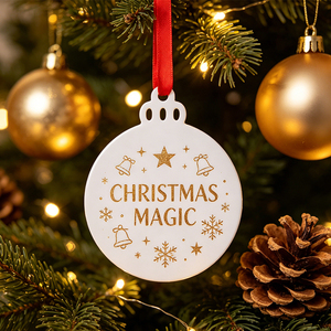 Ornements de Noël en aluminium blanc robuste de 1 mm pour sublimation, vierges, tendance, décorations festives métalliques artisanales - Product Image 2
