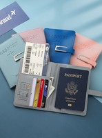 Juego de bolígrafos de viaje personalizados de lujo con etiqueta de equipaje de aluminio Pasaporte de cuero genuino Familia para ideas de negocios China
