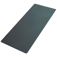 Tapis de yoga antidérapant en PU et caoutchouc naturel, 5 mm d'épaisseur, avec ligne d'alignement, écologique, pour la maison, la gym, le Pilates et le Hot Yoga
