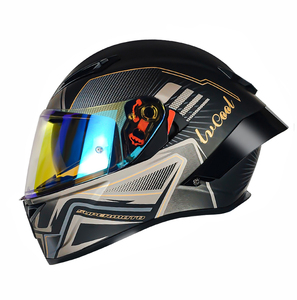 หมวกกันน็อคแบบเต็มใบหน้าหมวกกันน็อคสีดำสีสันสดใสหมวกกันน็อคคู่หมวกกันน็อค<span class=keywords><strong>2023</strong></span>ขายดี - Product Image 2