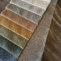Tissu en velours chenille 100% polyester respirant, tissu uni teint pour la tapisserie des canapés et des rideaux