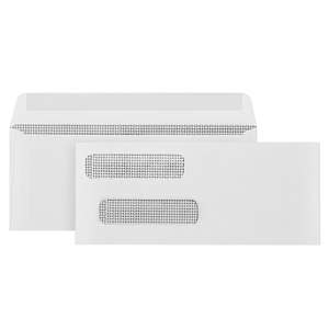 Tùy chỉnh #10 tự con dấu đôi và cửa sổ duy nhất kinh doanh trắng an ninh Tinted kiểm tra phong bì - Product Image 1