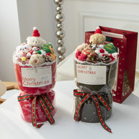 Ornements de Noël en crochet, poupées en peluche, bouquets, cadeaux d'anniversaire parfaits pour les petites amies, produits finis, fleurs