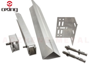 Soporte de calado de pared de aleación de aluminio para sistema de fijación de piedra, de alta calidad - Product Image 4