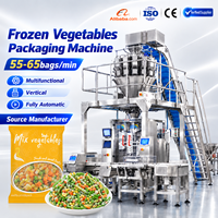 Machine d'emballage verticale automatique multifonctionnelle pour légumes surgelés