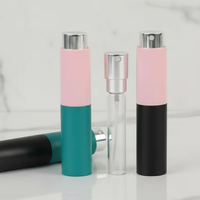 Mini flacon de parfum personnalisé 8 ml avec pulvérisateur à pompe en plastique de luxe, atomiseur de parfum, distributeur de voyage