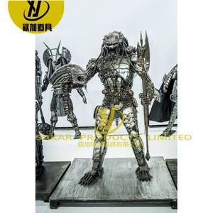 Grandi terminatori di metallo riciclato astratto su misura all'aperto scultura a grandezza naturale del Robot della scultura del Robot <span class=keywords><strong>arte</strong></span> all'aperto della scultura - Product Image 2