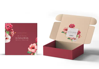 Boîtes rigides en carton ondulé écologiques, personnalisées, décoratives, luxueuses, de qualité supérieure, pour l'emballage des chaussettes, recyclées
