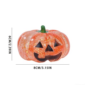 Juguetes musicales de goma de malta con forma de calabaza grande para descompresión, de rebote lento, al por mayor - Product Image 5
