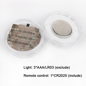 Luz para <span class=keywords><strong>Piscina</strong></span>, Iluminación Subacuática, Lámpara Sumergible RGB IP68 Impermeable, 10 LED PC 4.5V 70x28mm 30000 Horas, Control Remoto RF - Product Image 5