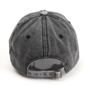 Gorra de béisbol Msmc 100% algodón, mezclilla lavada, color en contraste, hoja de arce, unisex, protección solar - Product Image 4