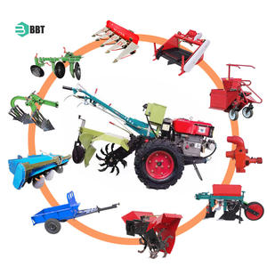 Mini Tractor Agrícola Portátil, Tractor de Mano, Máquina de Arar, Mini Tractor con Arado y Cortadora de Césped - Product Image 4