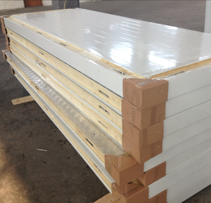 Panel de Pared y Techo <span class=keywords><strong>para</strong></span> Cuarto Frío, Tipo Sándwich de Acero con Aislamiento de Poliuretano, 150 mm de Espesor, con Cierre de Leva y Placa de PU - Product Image 4