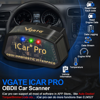 Original Vgate Icar Pro WiFi escáner Icar ELM327 OBD2 escáner OBDII EOBD lector de código para IOS Android