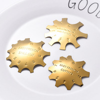 Plaques en acier pour la manucure à la française, modèle pour les ongles, professionnel, facile, 1 pièce