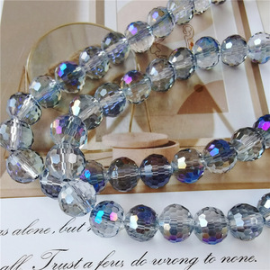 Crystal Glass <b>Bead</b> 10mm Round 96-Facet Loose <b>Beads</b> For Bracelet Making - Product Image 4