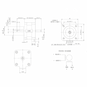 <span class=keywords><strong>Motor</strong></span> paso <span class=keywords><strong>a</strong></span> paso híbrido de doble eje <span class=keywords><strong>Nema</strong></span> <span class=keywords><strong>17</strong></span> personalizado HEMM, 0.<span class=keywords><strong>17</strong></span> Nm, paso de 0.9, 2 fases, corriente de 2.64V para impresora 3D CNC - Product Image 3