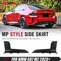 Extensions de jupes latérales ZESON en fibre de carbone sèche style MP pour BMW M2 G87 Competition XDrive Coupé Gauche Droite 2023+