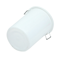 Seau en plastique recyclé écologique à fond ouvert de 50L/60L/100L/160L/280L/380L en blanc/bleu pour le stockage de l'eau