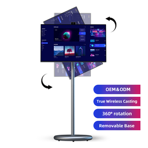 Televisor Inteligente Vertical de 27 Pulgadas con Soporte, 1920*1080, Altura Ajustable, Android 15, Televisor Portátil Tipo Tablet para Pantalla Digital de 21.5 Pulgadas - Product Image 1