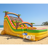 Toboggan aquatique gonflable géant écologique commercial et château gonflable avec garantie de 3 ans pour adultes