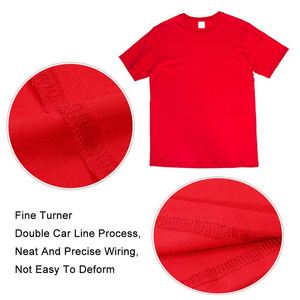 Design New Trending Blanks T- Shirts 180 Gsm Organic Cotton Heat Transfer Personal Logo Blank Customized Logo Men's T-shirts - Product Image 3