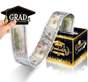 Boîte en carton DAMAI sur le thème noir et or pour la saison des diplômes, fournitures de décoration pour fête de remise de diplôme, décoration de fête de remise de diplôme - Product Image 1