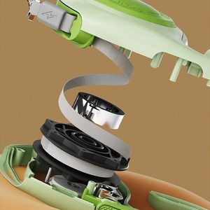 Luxus Custom Nylon Cord Hunde leine 3M Semi-Auto Retract able Adjusta ble Safety Lock Schnell verschluss Modern Western Ribbon für Hunde - Product Image 3