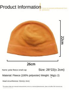 Gorro de Forro Polar para Otoño e Invierno, para Hombre y Mujer, con Logotipo Bordado Personalizado, Gorro Cálido para Ciclismo - Product Image 4