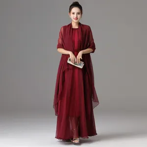 2021 Nieuwe Collectie Fashion Designer Runway Dress Zomer Vrouwen Mouwloze Burgundy Red Korte Eenvoudige Oversize Vakantie Lange Jurk