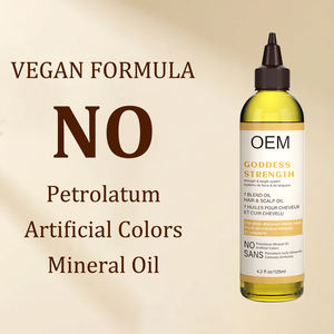 Özel etiket 7 Blend saç büyüme derisi yağı organik jamaika siyah hint zencefil ve siyah kimyon tohumu iyi mukavemet - Product Image 4