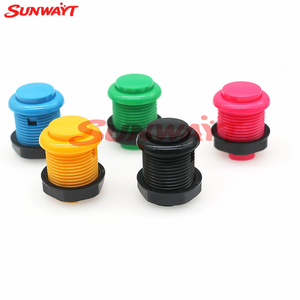 33mm Arcade Game Console Push Button Screw in Type 28mm Arcade Game Momentary Push Button <b>Switch</b> - Product Image 2