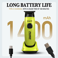 Tondeuse à cheveux professionnelle sans balais 8000 tr/min 2 vitesses Lame en céramique DLC en T Rechargeable USB-C pour barbier et salon de coiffure