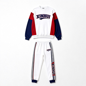 <span class=keywords><strong>Felpa</strong></span> in Nylon 2 pezzi in rilievo 3D <span class=keywords><strong>e</strong></span> pantaloni della tuta da jogging Set di felpe <span class=keywords><strong>e</strong></span> felpe da uomo oversize - Product Image 1
