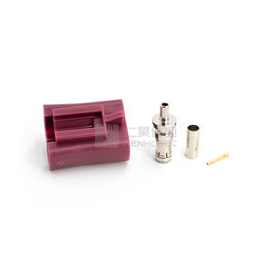 Conector RF Hembra Recto Doble FAKRA SMB D para RG316 RG174 1.5DS para Antena GSM - Product Image 2