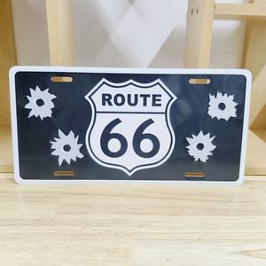 Aimant de réfrigérateur personnalisé Route 66, noir et blanc, en aluminium, autocollant rétro pour réfrigérateur, souvenir de station-service routière américaine, cadeau - Product Image 1