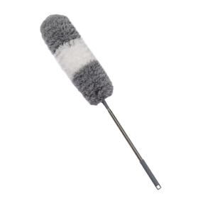 Balai à poussière pour la maison, rallonge pour balai à poussière, plume longue et flexible <span class=keywords><strong>lavable</strong></span> en <span class=keywords><strong>microfibre</strong></span> pour nettoyer les ventilateurs de plafond hauts - Product Image 1