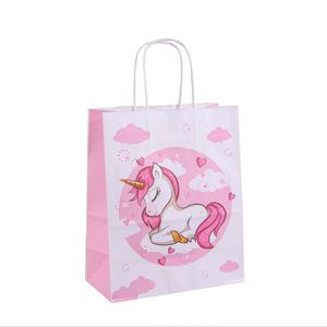 Biodegradable New Design Kraft Paper Kids Party Gift Bags with Handles - Product Image 1