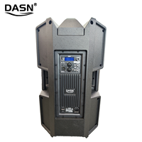DASN DNO15DC-LA Haut-Parleur Actif PA en Plastique 15 Pouces 1000 W RMS DSP Haut de Gamme pour Extérieur, Scène DJ et Home Cinéma