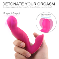 S-hande Fernbedienungsfähiger Tragbarer Vibrator-Dildo-Slip für Frauen Klitoris- und G-Punkt-Stimulator Männliche Prostata-Vibrations-Sexspielzeuge