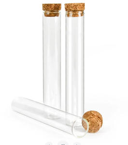 Tube en verre personnalisé avec impression de logo, flacon à ouverture facile, tube étiqueté, personnalisable, 98 mm, 109 mm, 116 mm, bouchon à vis de qualité alimentaire - Product Image 5