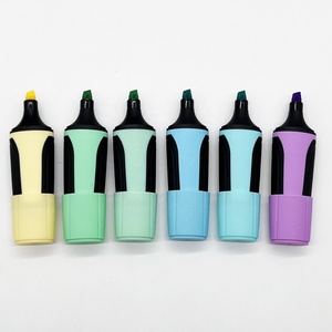 <strong>Wholesale</strong> China Manufacturers Custom logo Kawaii Multi 6 Color <strong>Dry</strong> Erase Alcohol Marker Highlighter Pen <strong>Pastel</strong> Set Marker Pens - Product Image 4