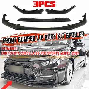 Nuevo Protector de Parachoques Delantero para Coche, Difusor, Labio, Spoiler, Deflector, Protector de Labios para Toyota Corolla SE XSE Sports Modelo 2021 - Product Image 1