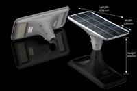 Dernières Nouveautés : Lampes Solaires de Jardin Monocristallines IP65 Étanche avec Détecteur de Mouvement LED, Température de Couleur 3000K-6500K, Éclairage Garanti 2 Ans